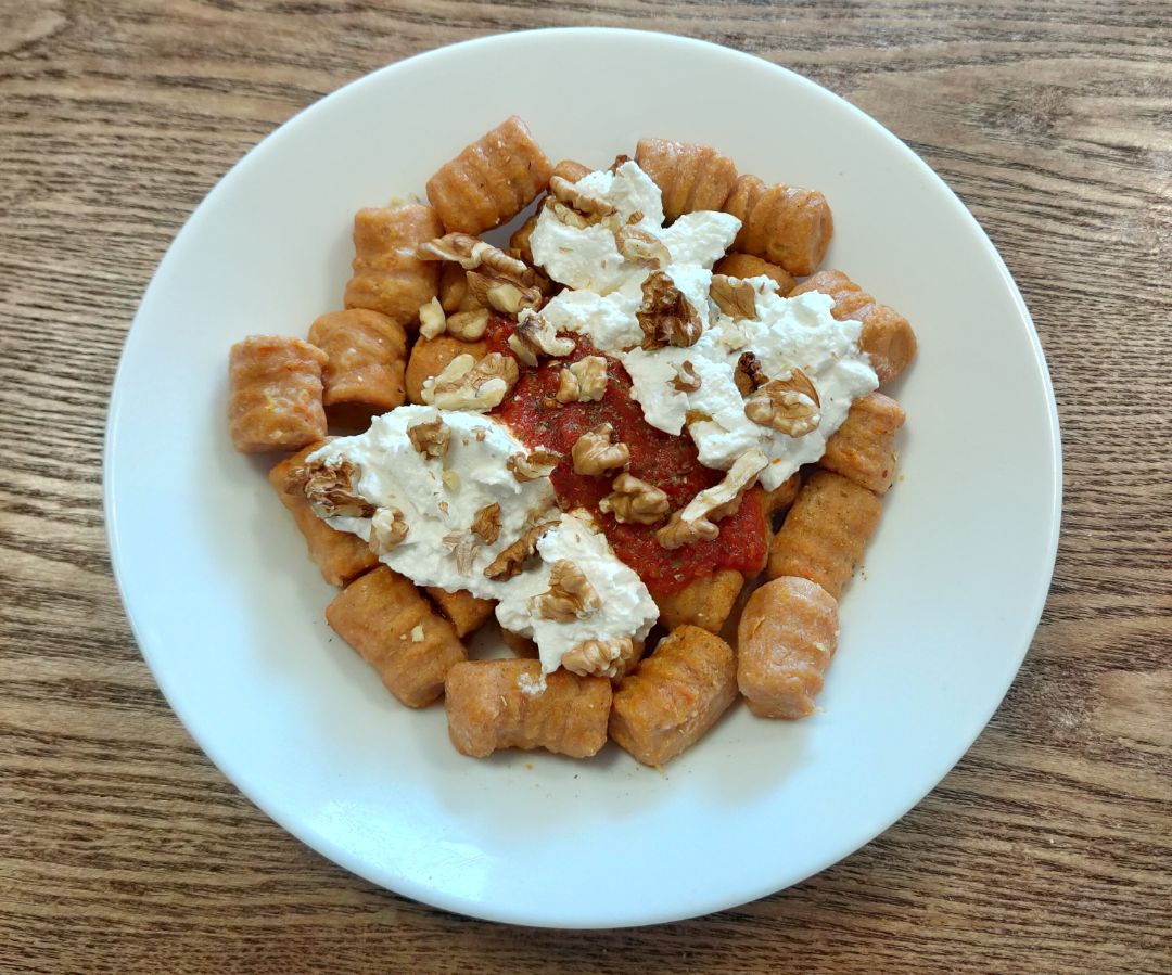 Ñoquis de calabaza y avena Paso 4 Ñoquis de calabaza y avena Paso 4
