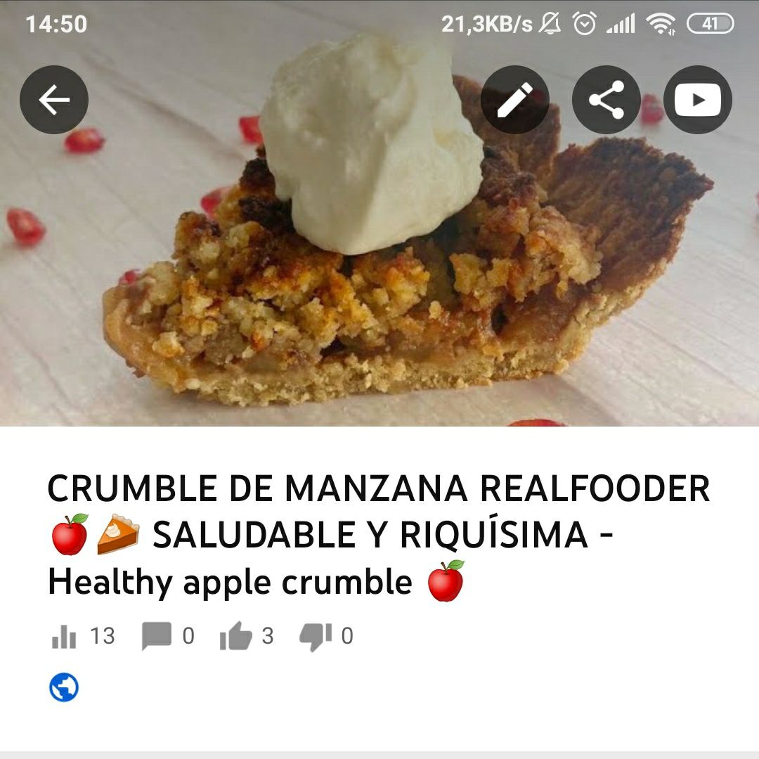 CRUMBLE DE MANZANA 🍎🥧 Paso 2 CRUMBLE DE MANZANA 🍎🥧 Paso 2