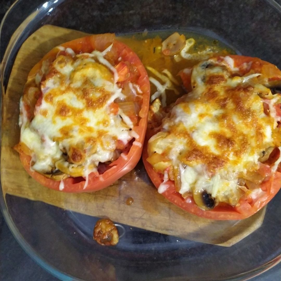 Tomate rosa relleno Tomate rosa relleno