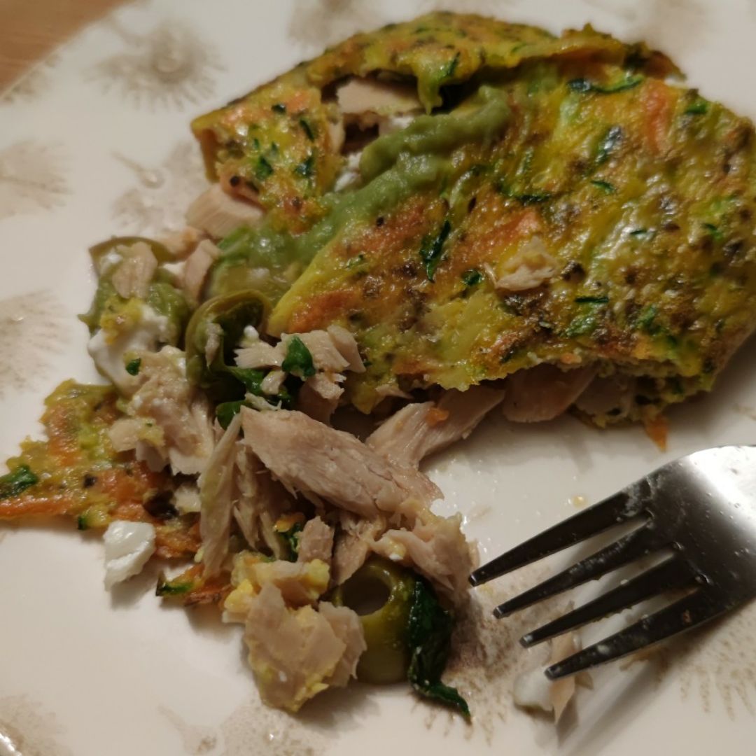 Rollito de calabacín y zanahoria 