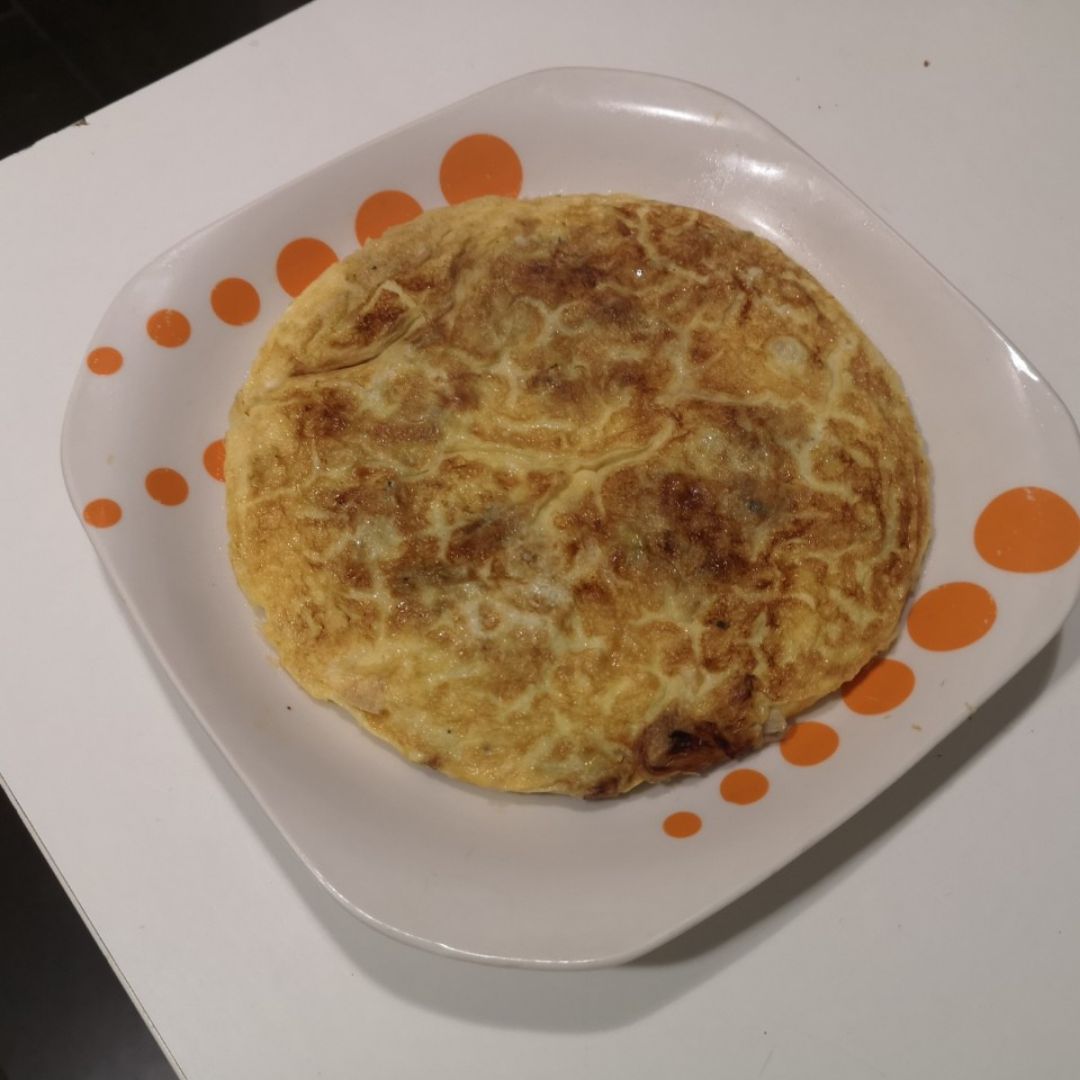 Tortilla de calçots Paso 7