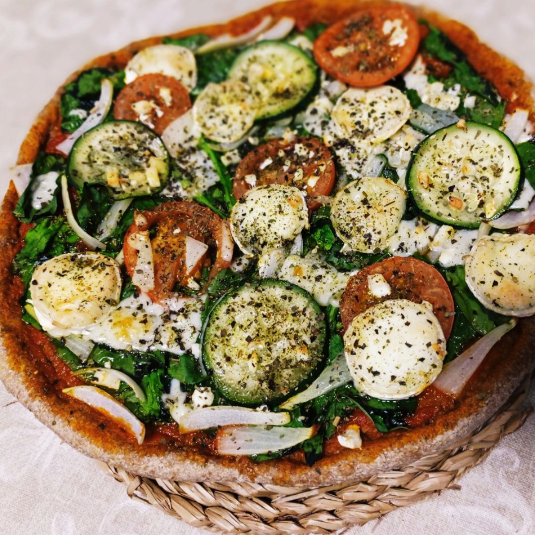 Pizza de verduras Pizza de verduras