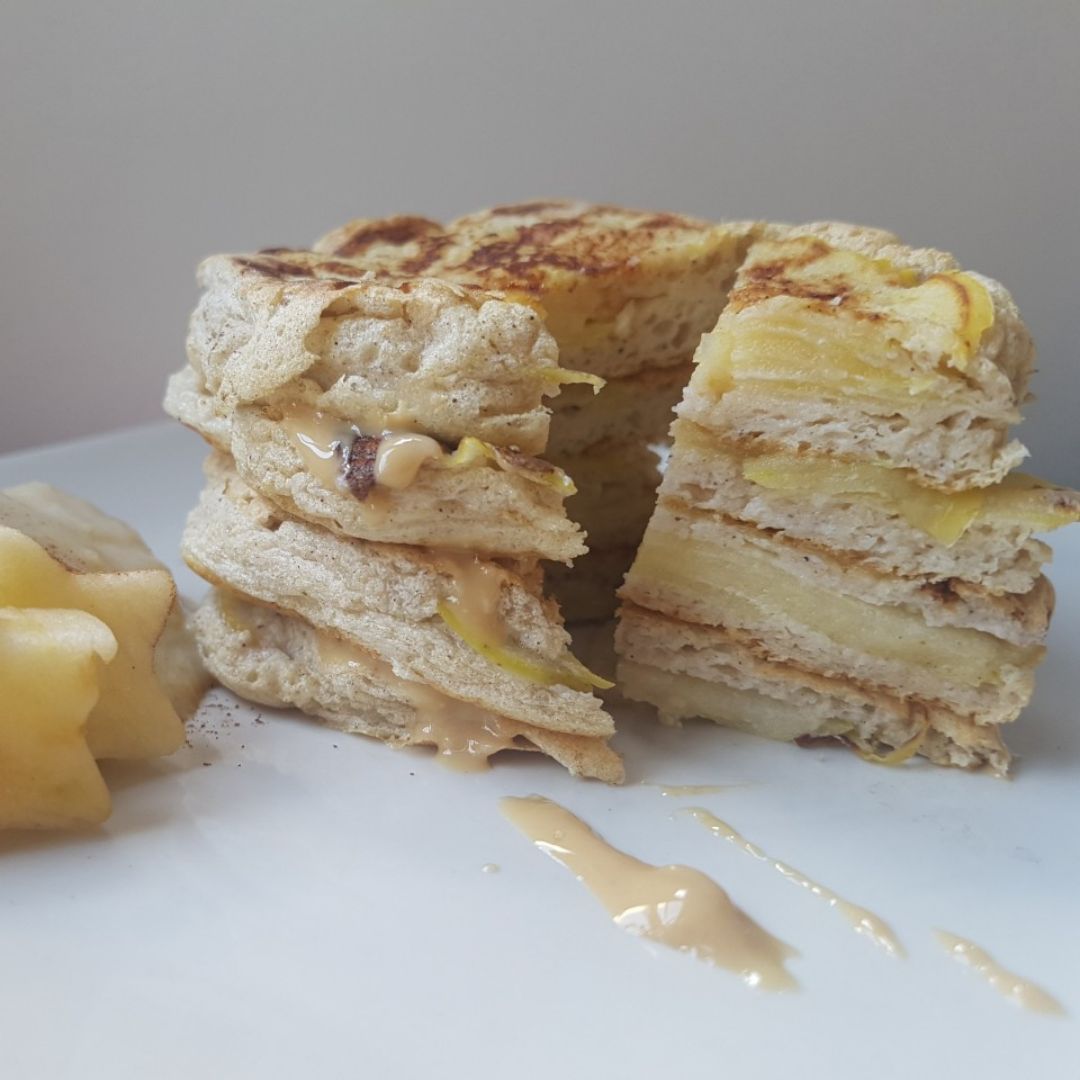 🌸TORTITAS LAW CARB RELLENAS DE MANZANA 🌸TORTITAS LAW CARB RELLENAS DE MANZANA