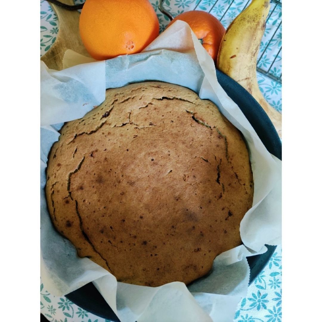 Bizcocho de naranja 🍊 y plátano 🍌 Bizcocho de naranja 🍊 y plátano 🍌