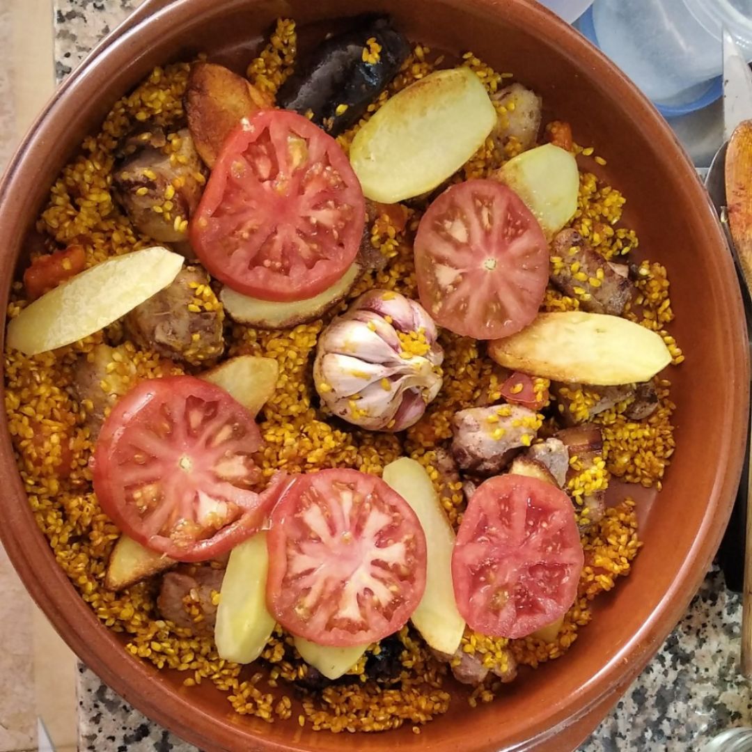 Arrós al forn ( De la terreta)😋 Paso 4 Arrós al forn ( De la terreta)😋 Paso 4