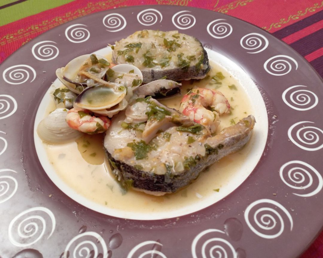 Merluza en salsa verde Merluza en salsa verde