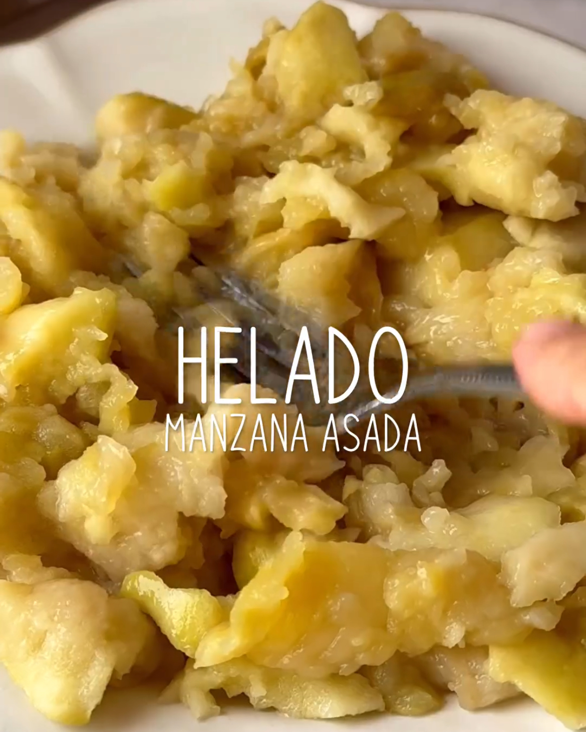 Helado de manzana asada Paso 0 Helado de manzana asada Paso 0