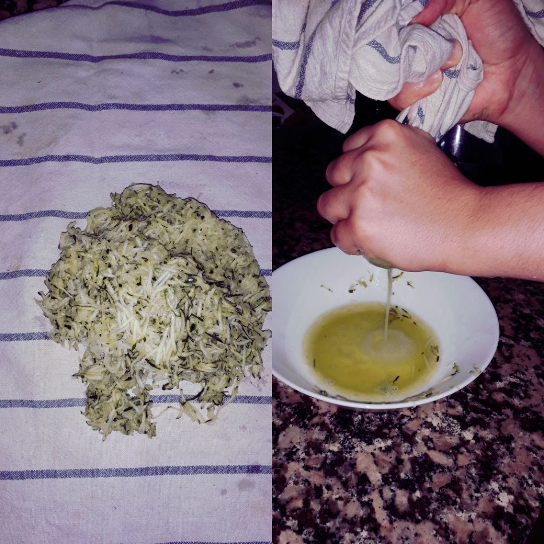 TORTILLA DE CALABACÍN Y HUEVO!  Paso 1