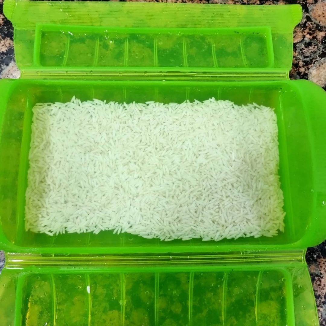 Cerdo macerado con basmati Paso 2 Cerdo macerado con basmati Paso 2