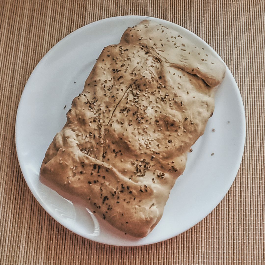 Strudel de pollo y champiñones