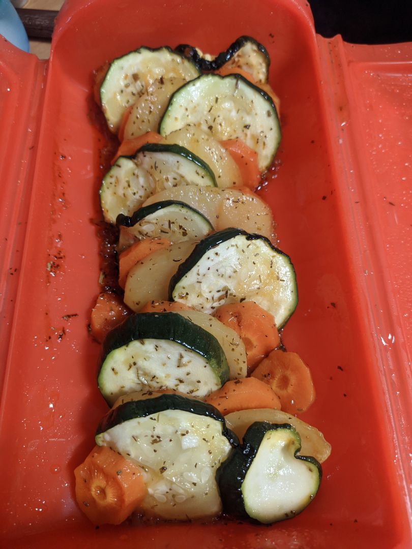 Ratatouille a mi manera con huevo plancha Paso 1 Ratatouille a mi manera con huevo plancha Paso 1