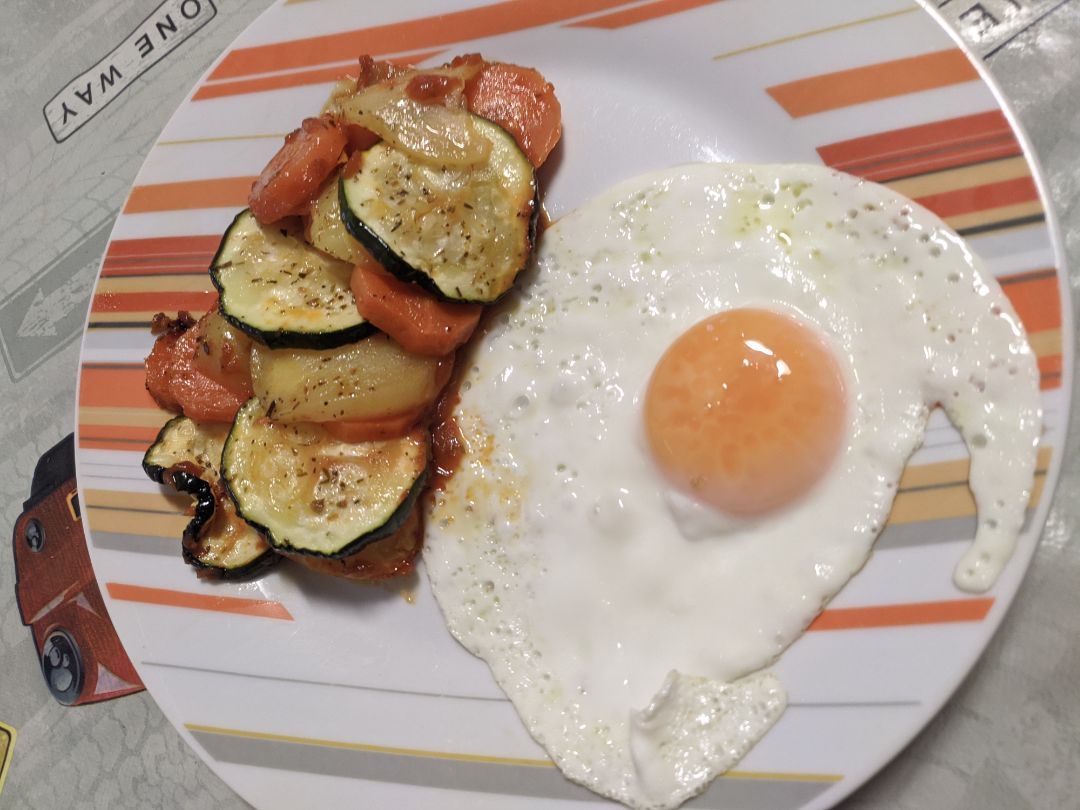 Ratatouille a mi manera con huevo plancha Paso 2 Ratatouille a mi manera con huevo plancha Paso 2