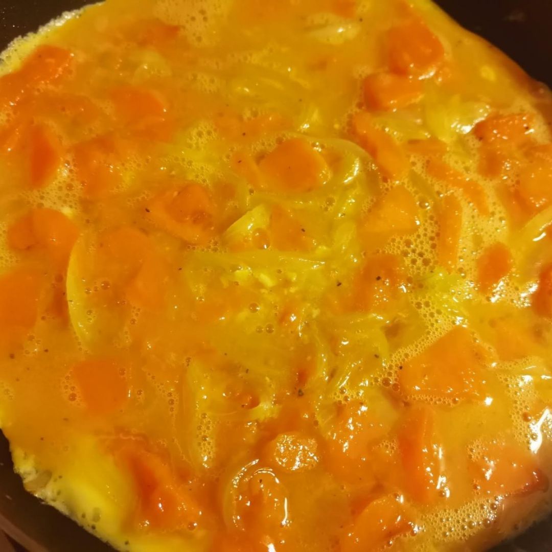 Tortilla de camote (boniato) Paso 3 Tortilla de camote (boniato) Paso 3