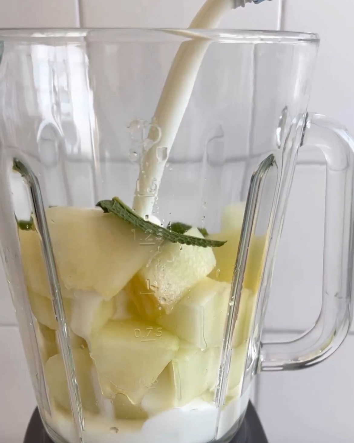 Batido de melón  Paso 0