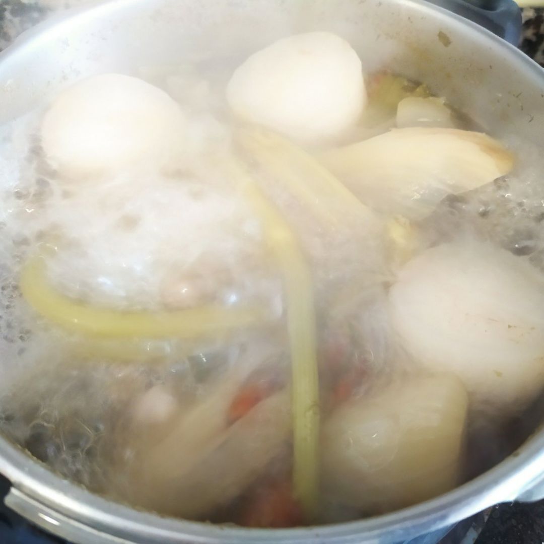 Sopa vegetal de invierno Paso 1 Sopa vegetal de invierno Paso 1