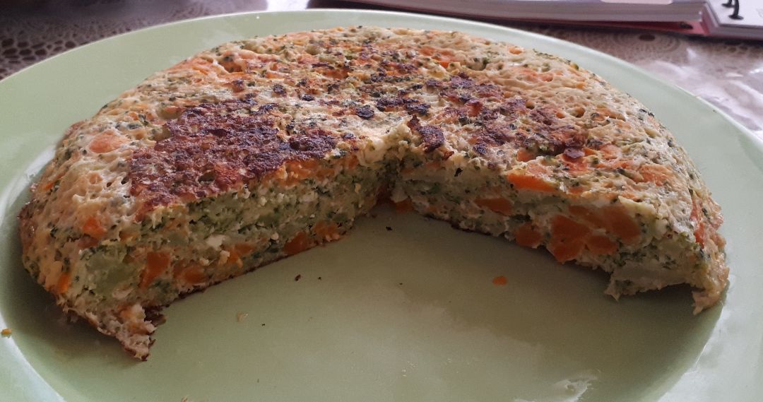 Tortilla facil y saludable de 4 ingredientes Tortilla facil y saludable de 4 ingredientes