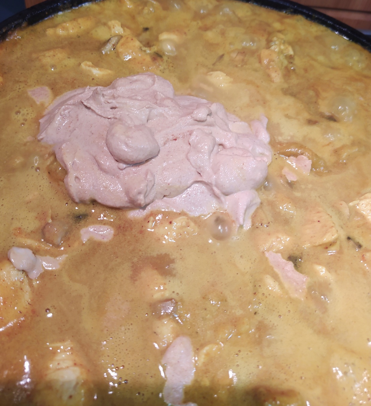 Curry de polloStep 0