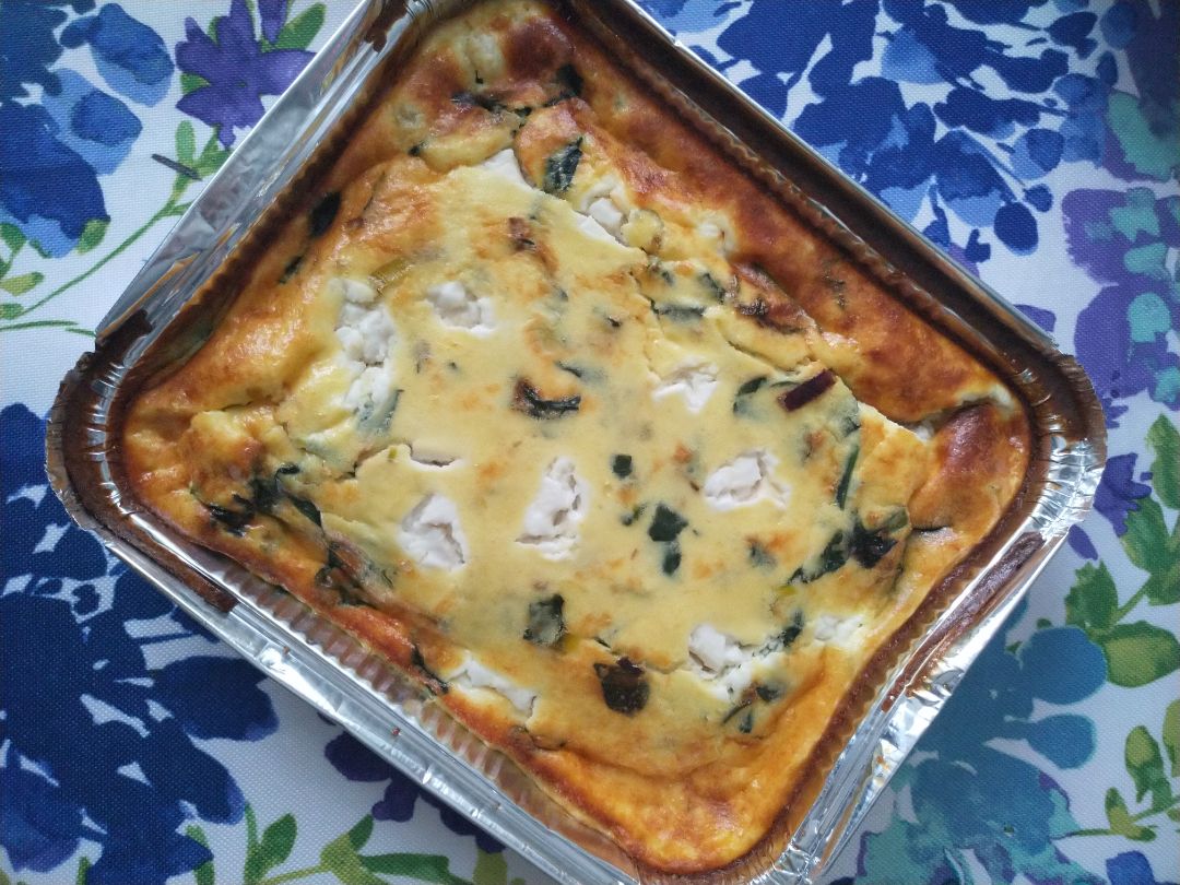Quiche sin masa Quiche sin masa