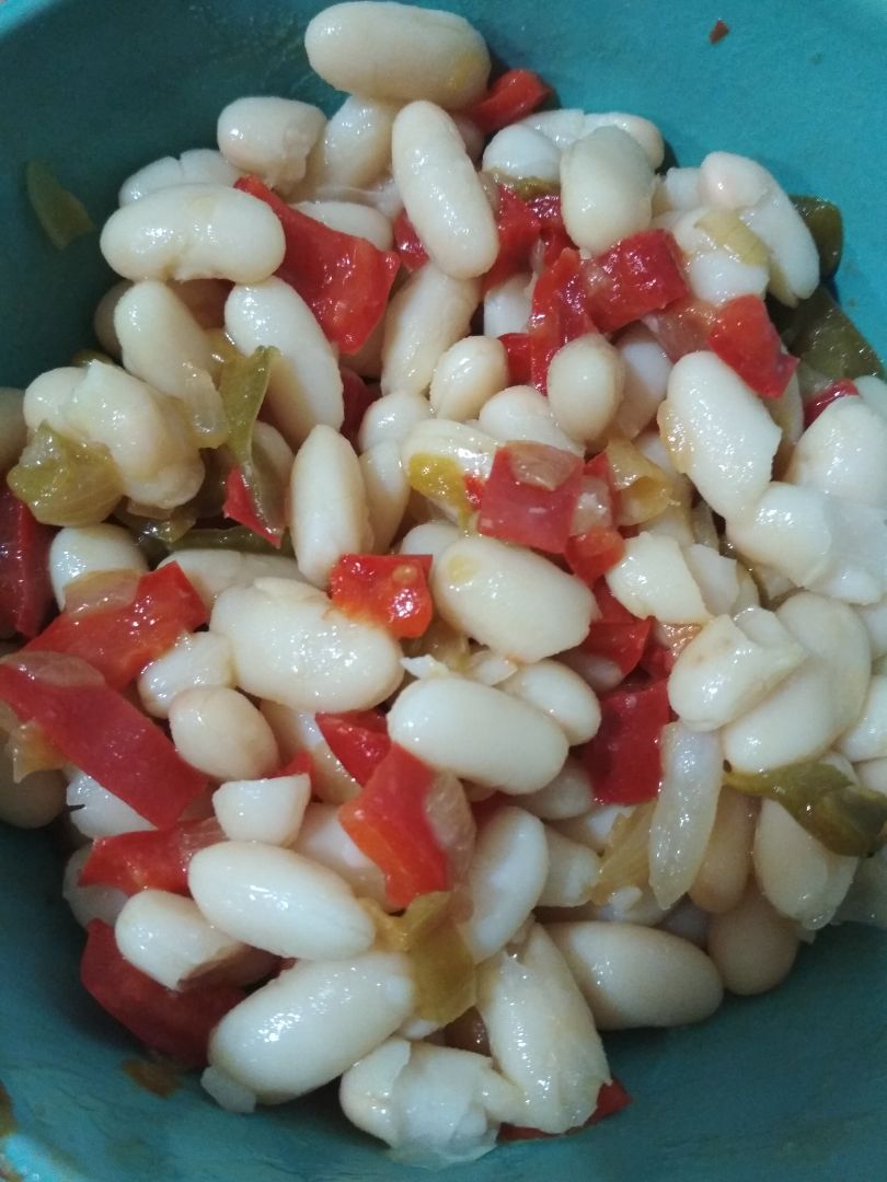 Habichuelas con pimiento