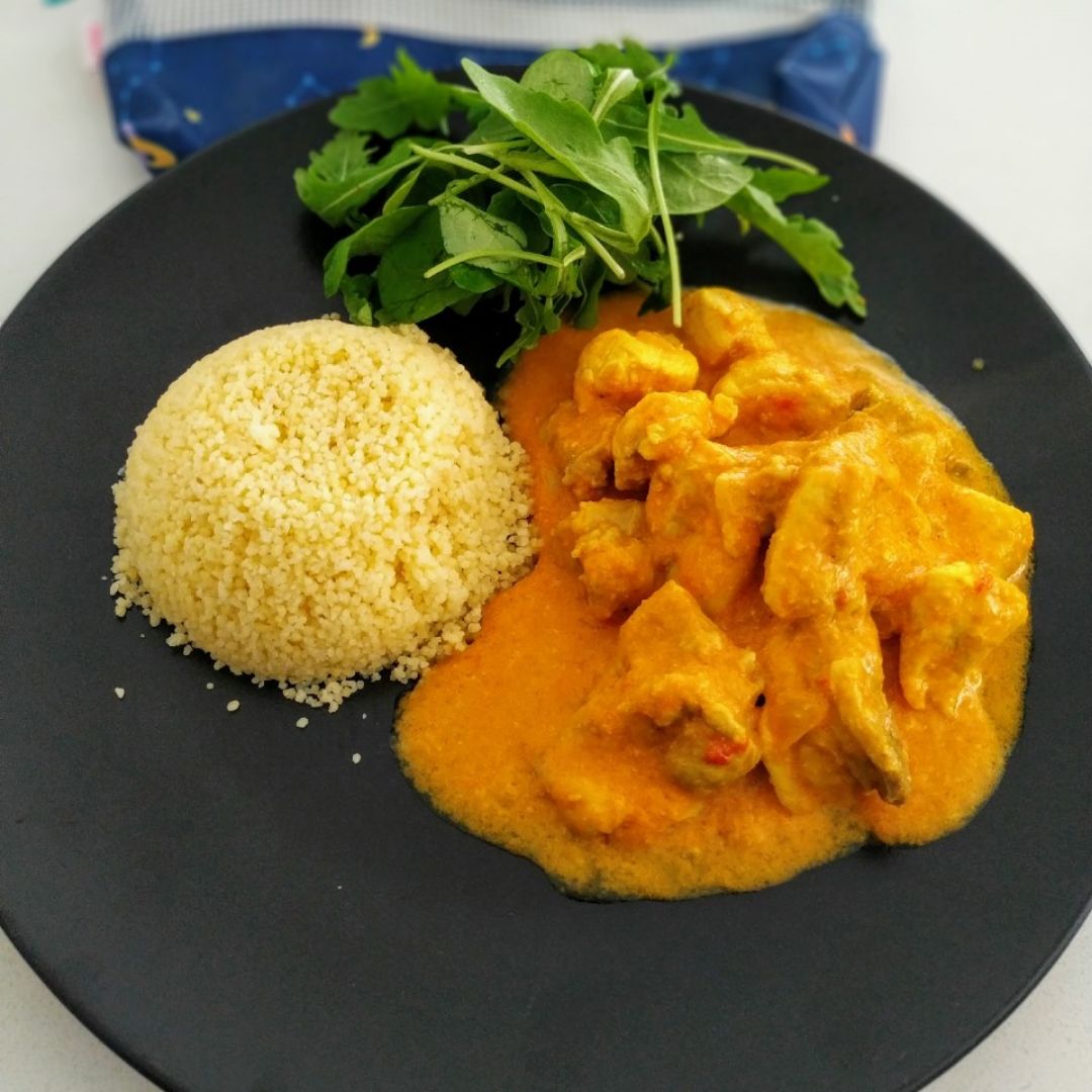 Pollo al curry con Cous-Cous