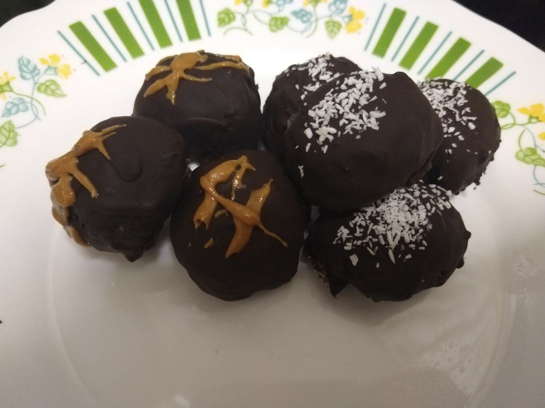 Bolitas de coco energéticas Bolitas de coco energéticas