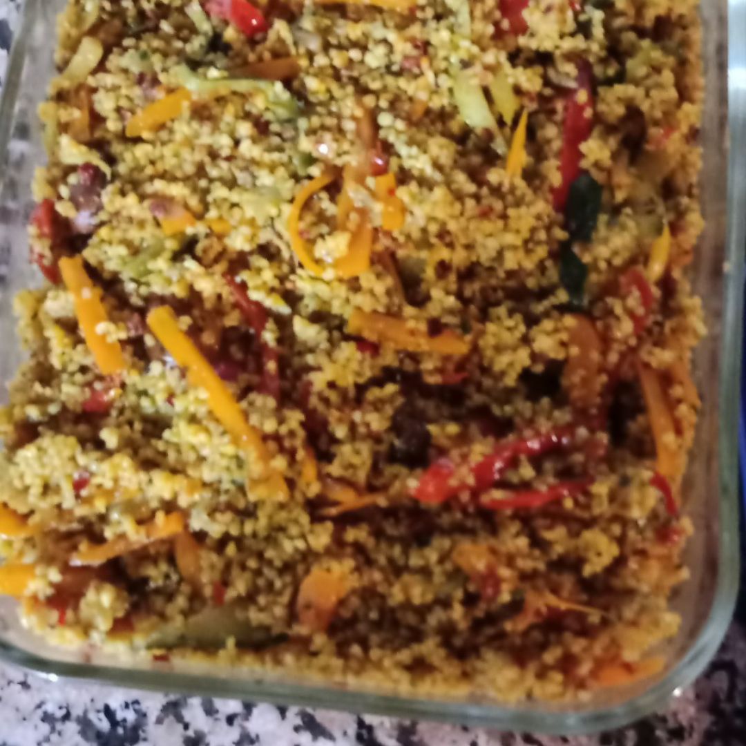 Cuscús con verduras Cuscús con verduras