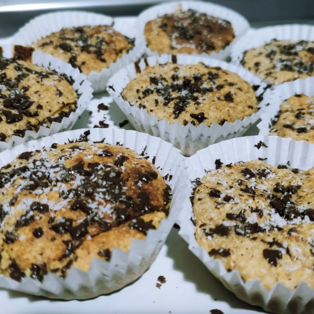 🥥Magdalenas de coco con corazón de mango🥭 Paso 4 🥥Magdalenas de coco con corazón de mango🥭 Paso 4