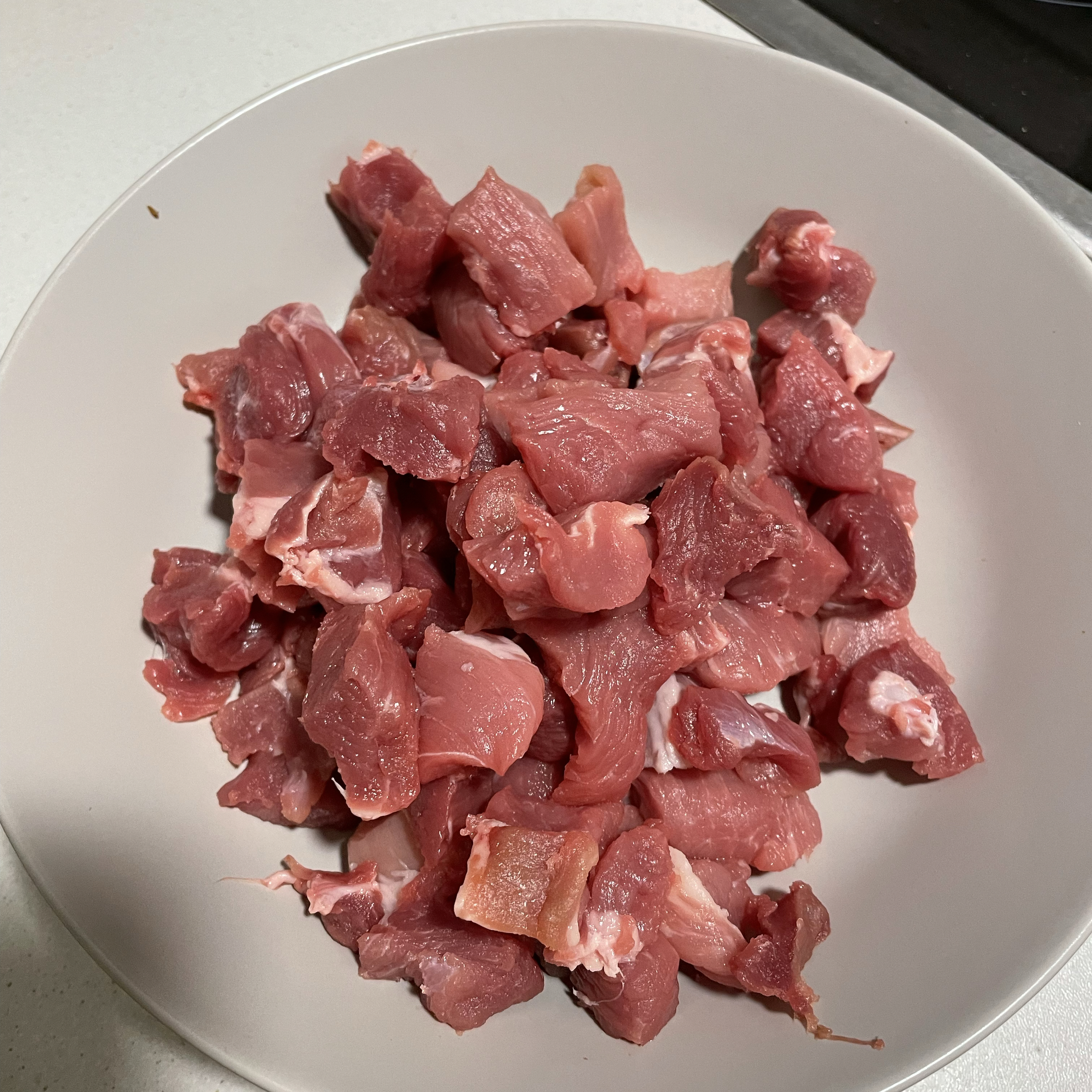 Magro de cerdo con verduras y champiñones Paso 7 Magro de cerdo con verduras y champiñones Paso 7