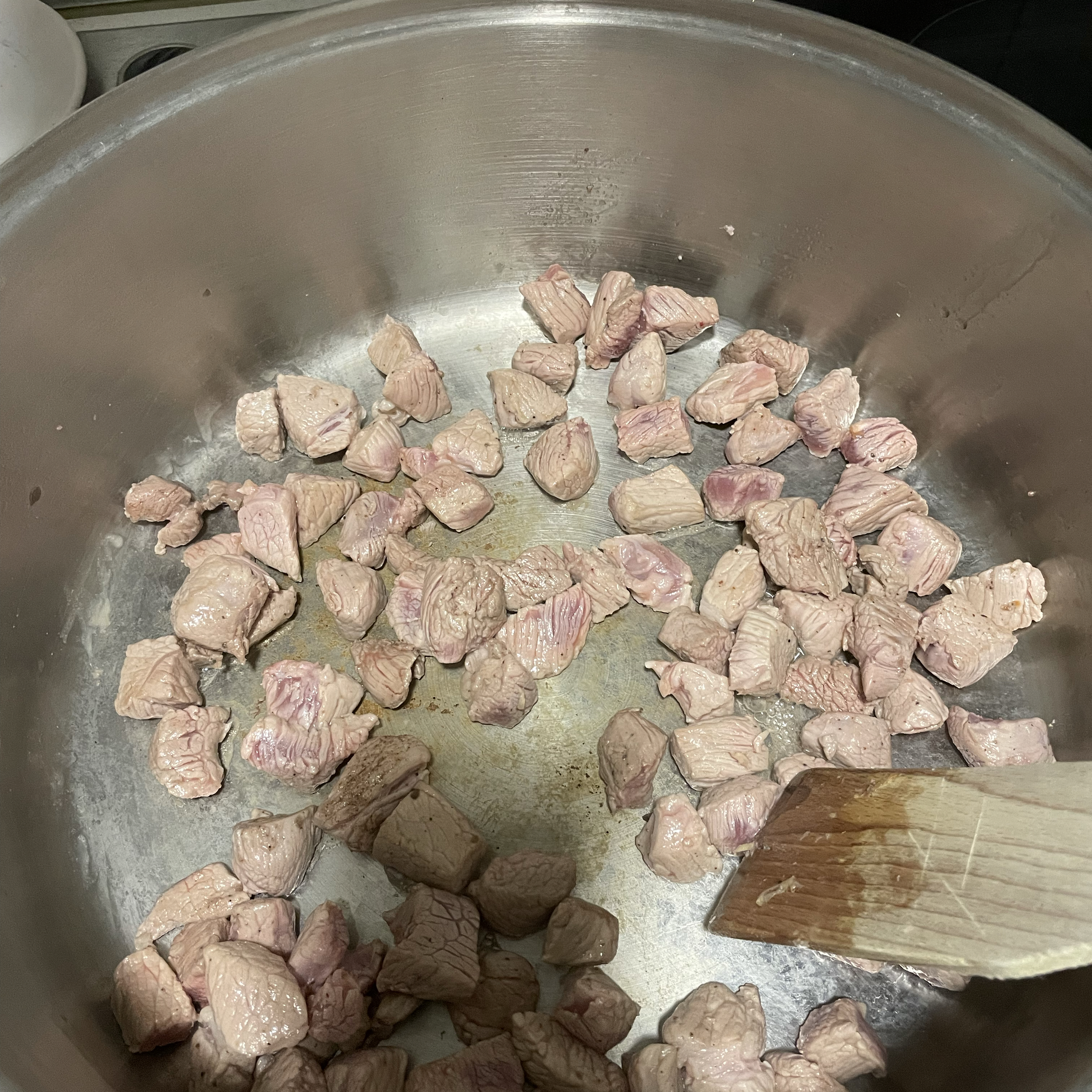 Magro de cerdo con verduras y champiñones Paso 9 Magro de cerdo con verduras y champiñones Paso 9