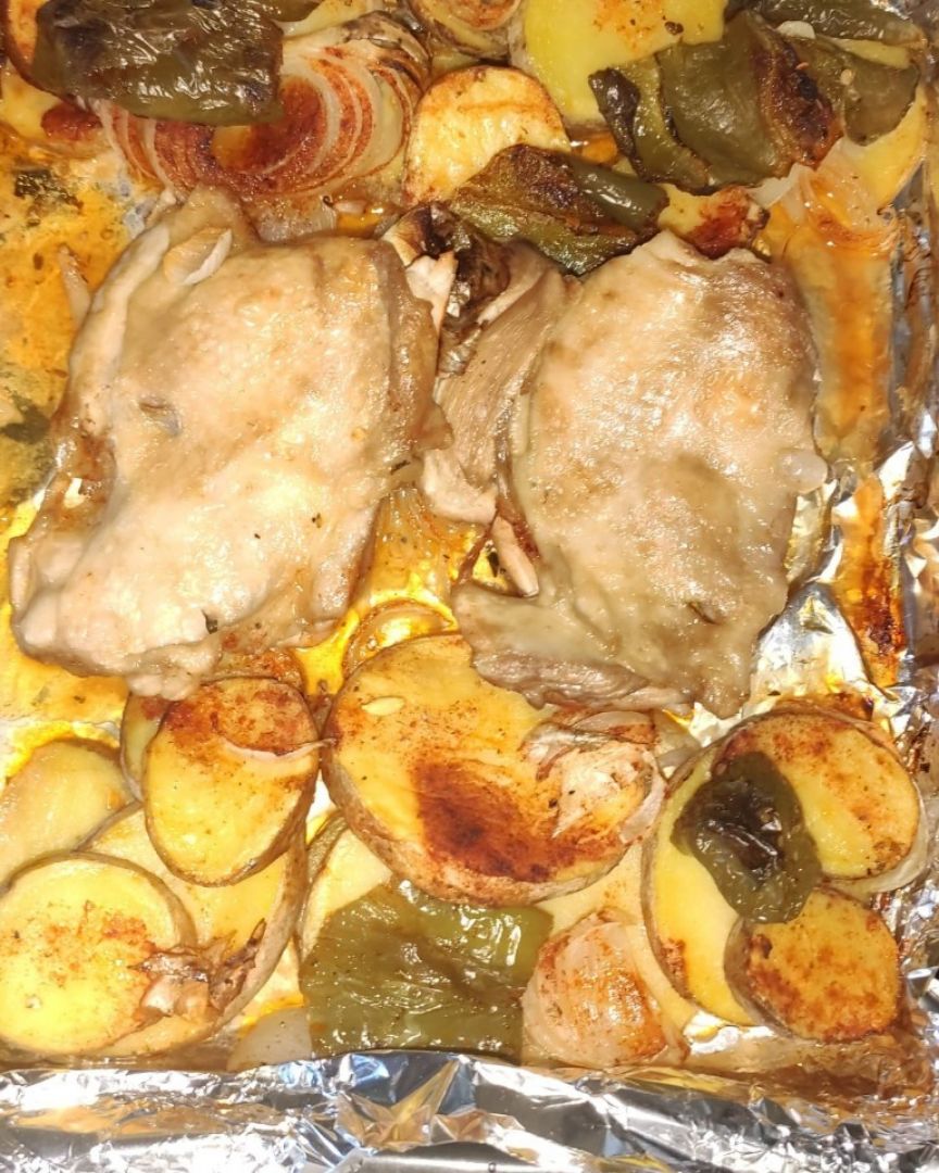 Pollo Simple al horno Pollo Simple al horno