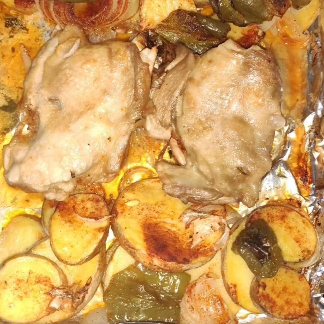 Pollo Simple al horno Paso 4 Pollo Simple al horno Paso 4
