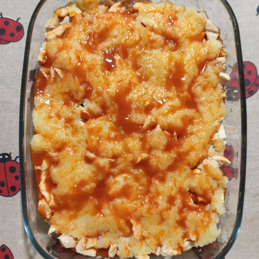Gratinado de patata y pollo Paso 7 Gratinado de patata y pollo Paso 7