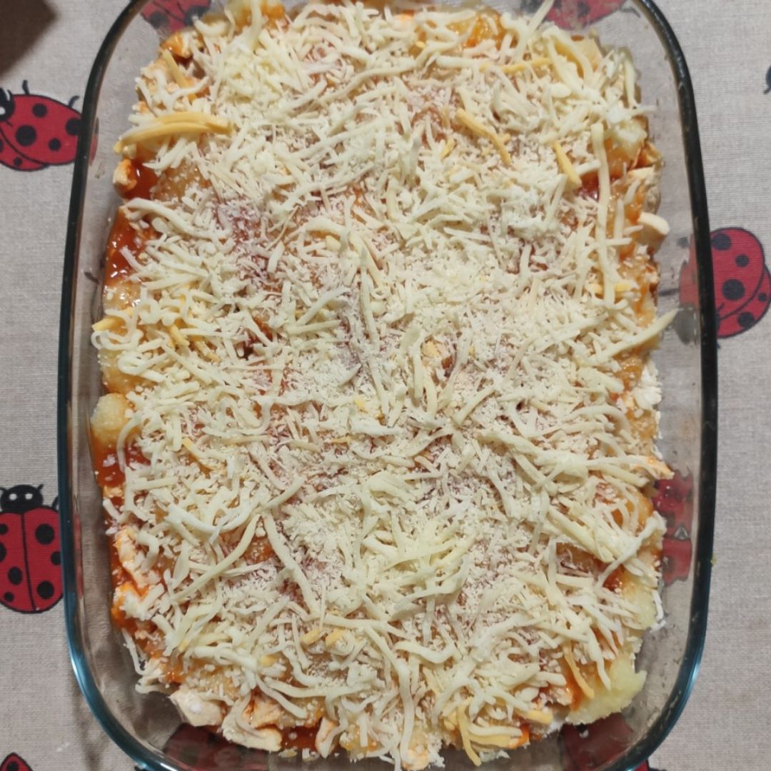 Gratinado de patata y pollo Paso 8 Gratinado de patata y pollo Paso 8