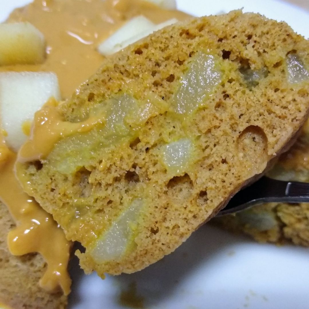 Mug cake de pera Mug cake de pera