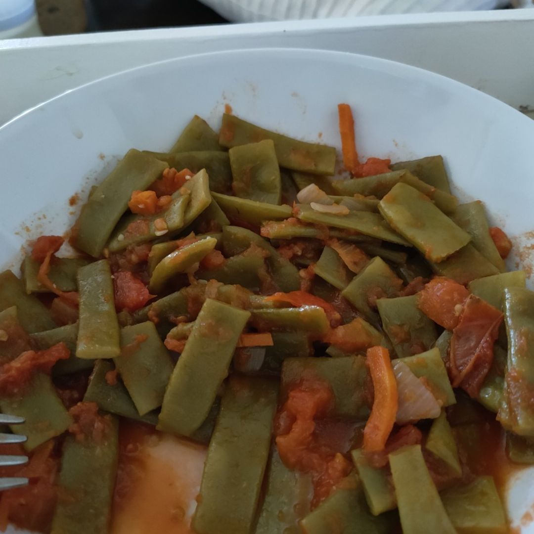 Judías verdes con tomate Judías verdes con tomate