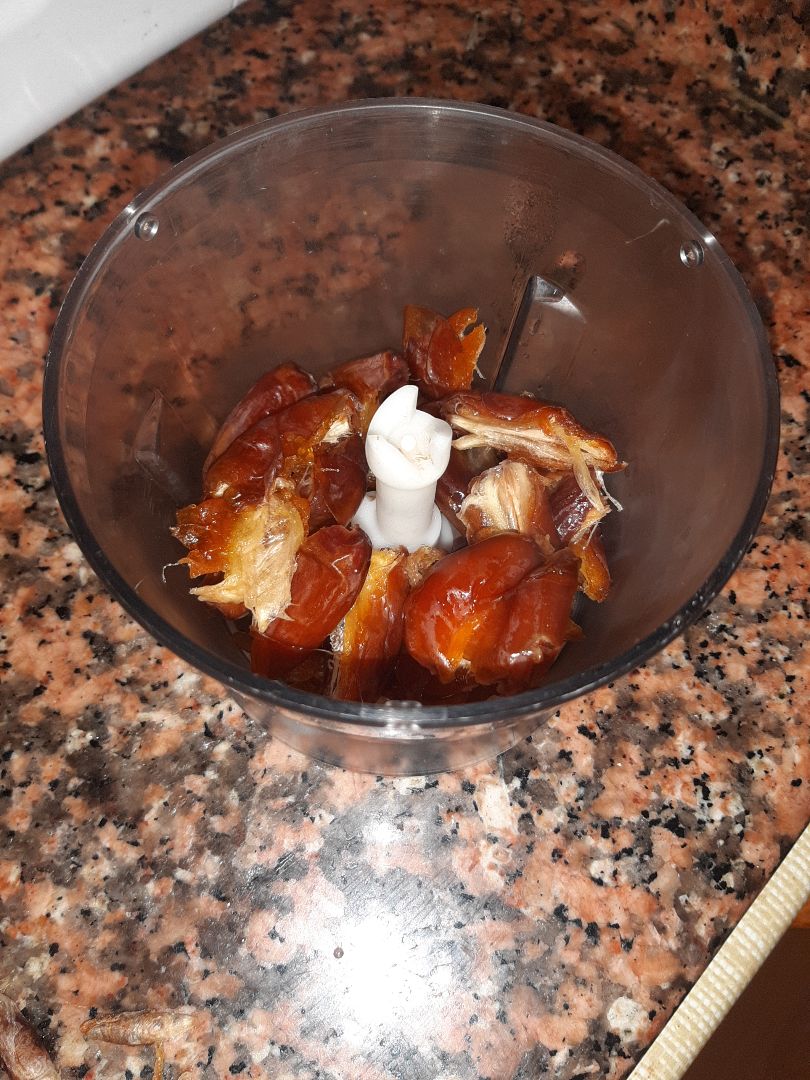 Bolitas de coco y nueces Paso 0