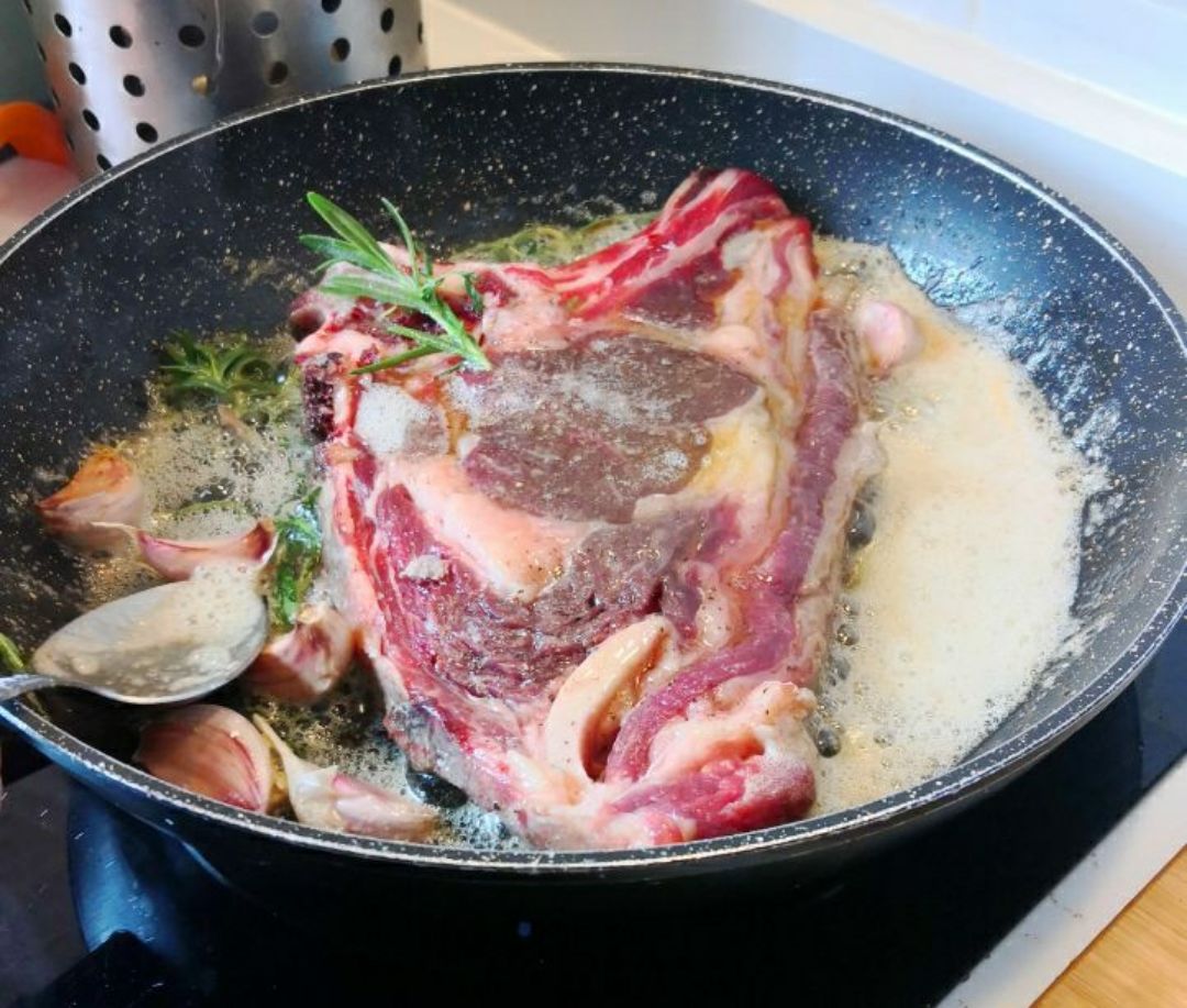 Chuleton a la mantequilla Paso 2 Chuleton a la mantequilla Paso 2