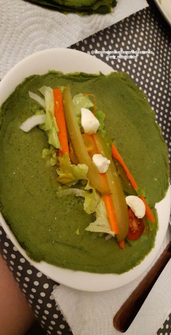 CREPS DE ESPINACAS CREPS DE ESPINACAS