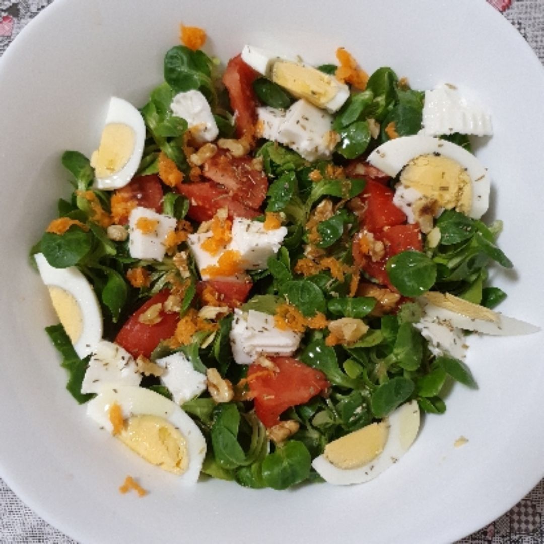 Ensalada espinacas y canonigos Ensalada espinacas y canonigos