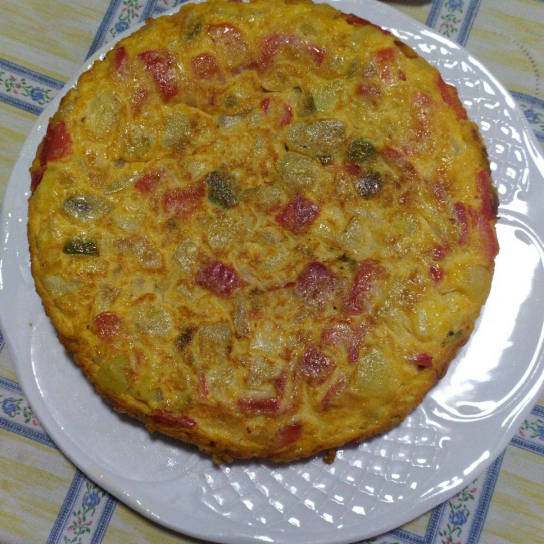 Tortilla de verduras Tortilla de verduras