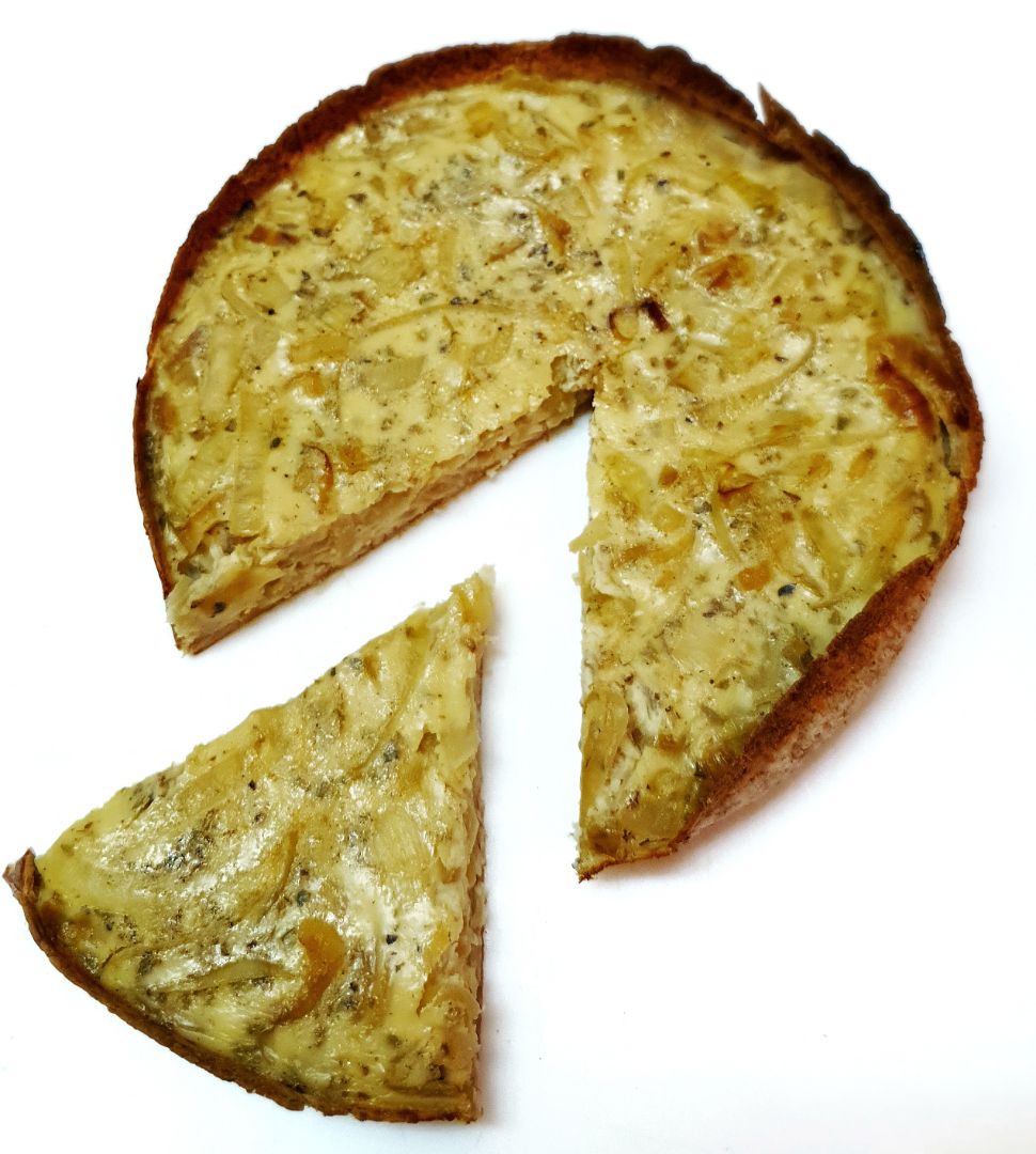 Quiche de cebolla Quiche de cebolla