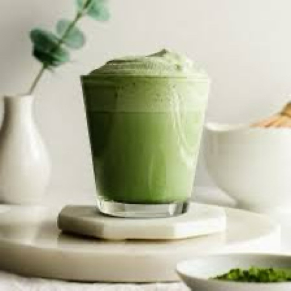 Matcha con leche sin lactosa Matcha con leche sin lactosa
