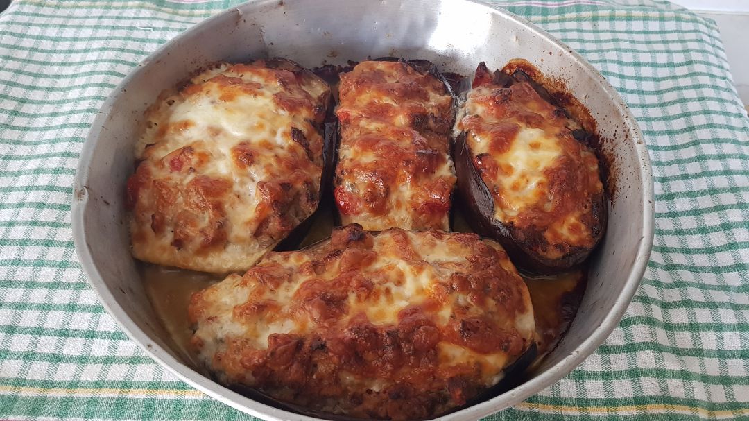 Berenjenas rellenas sin carne Paso 2 Berenjenas rellenas sin carne Paso 2