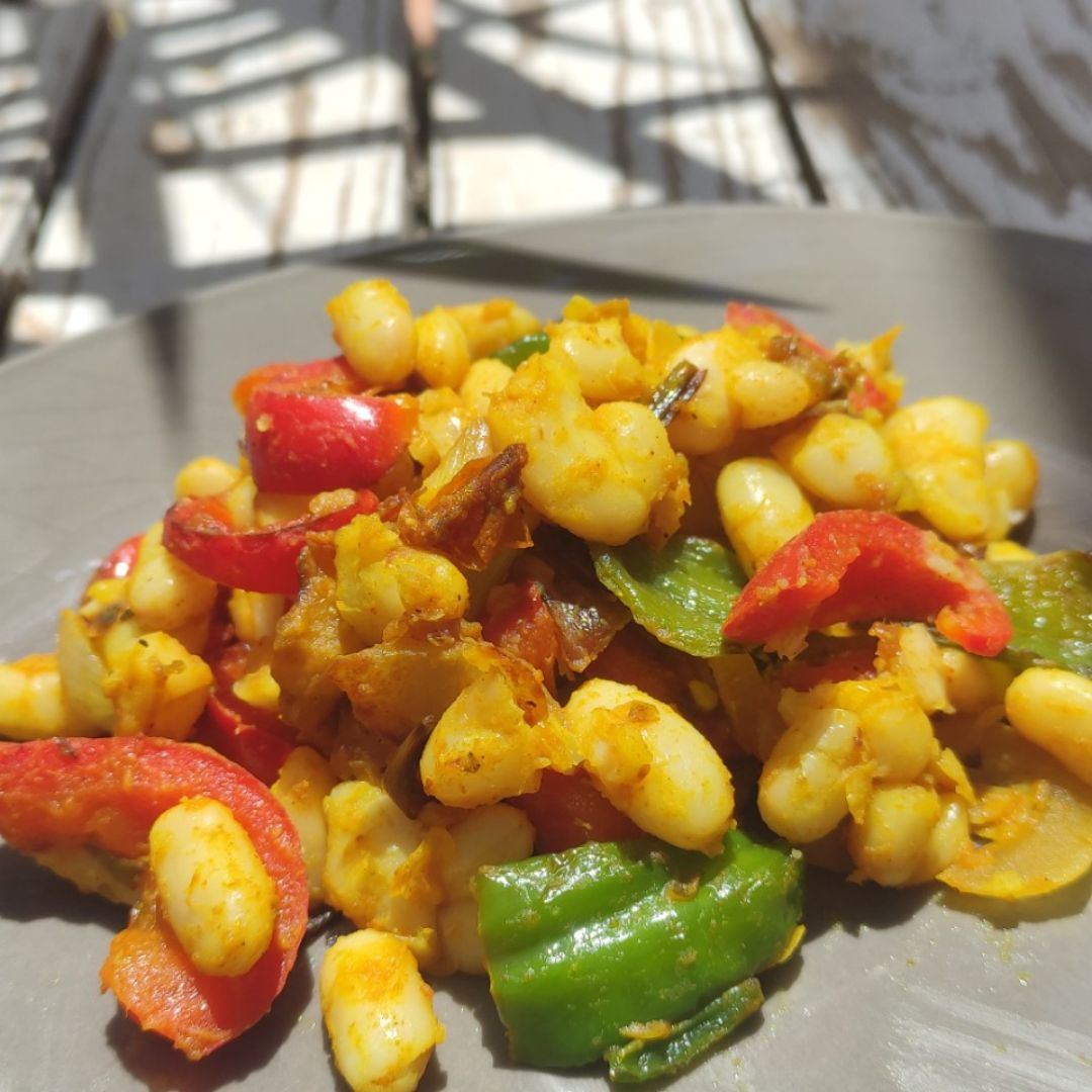 Alubias al curry😋 Paso 3 Alubias al curry😋 Paso 3