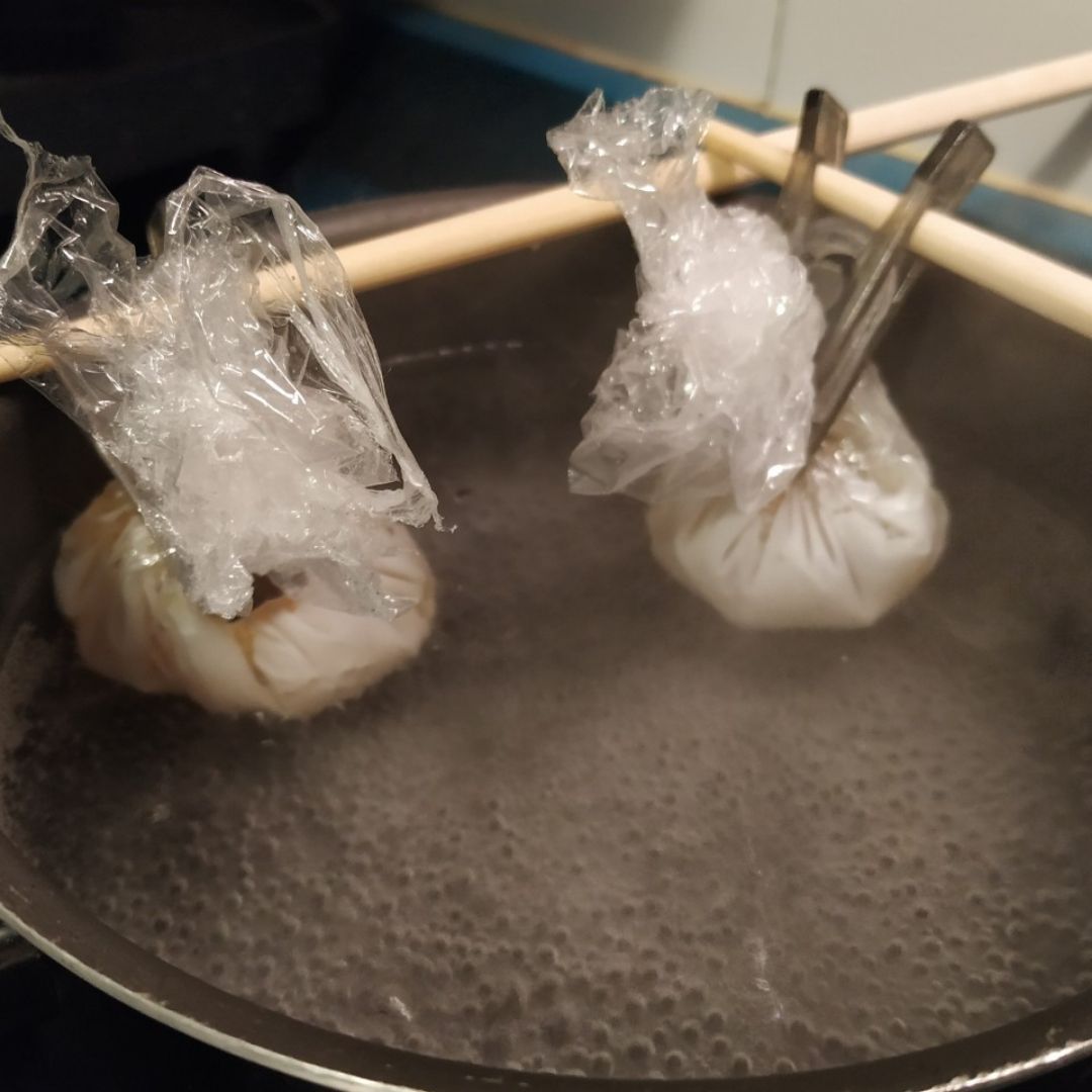Verduras al vapor con huevos poché Paso 0 Verduras al vapor con huevos poché Paso 0