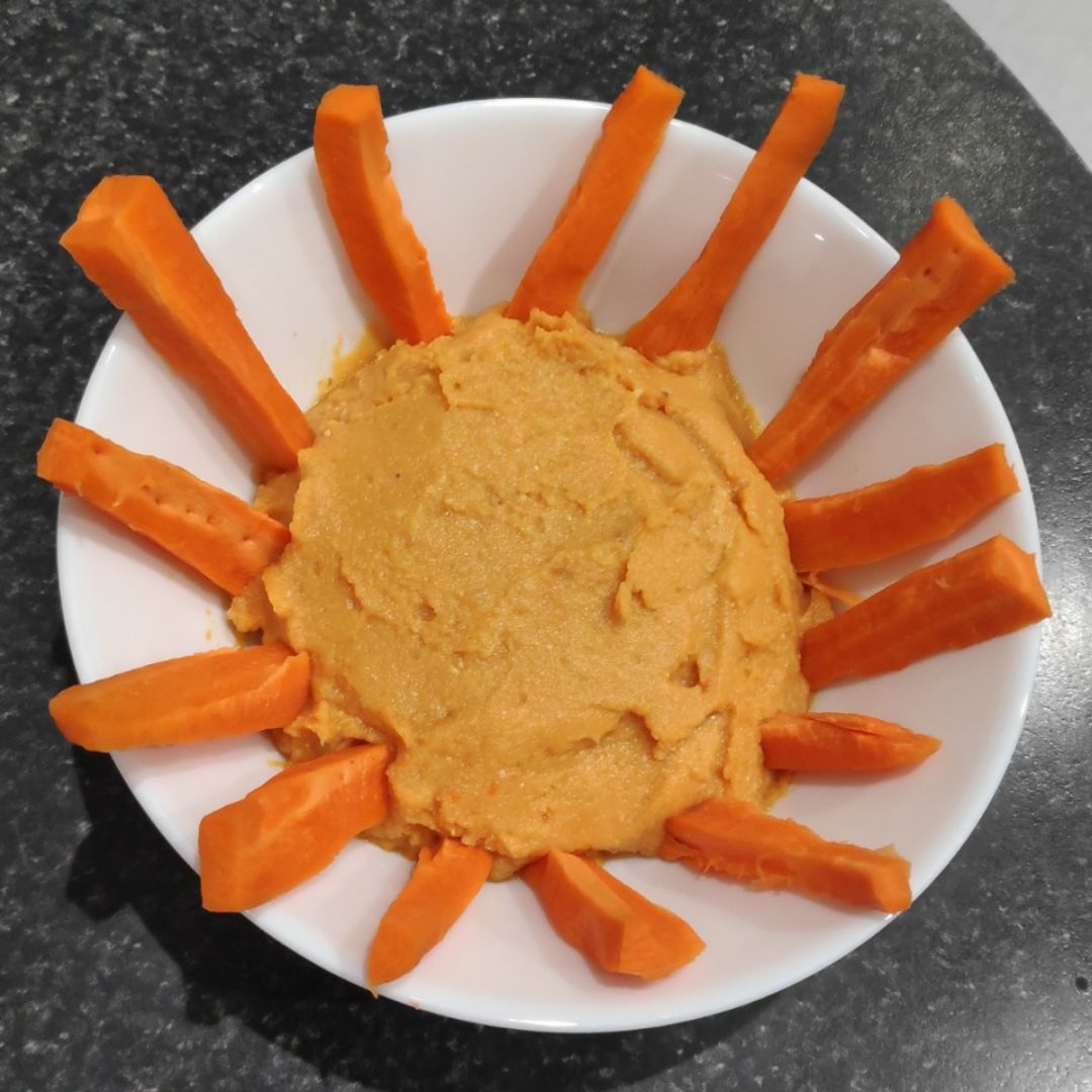 Hummus de zanahoria 