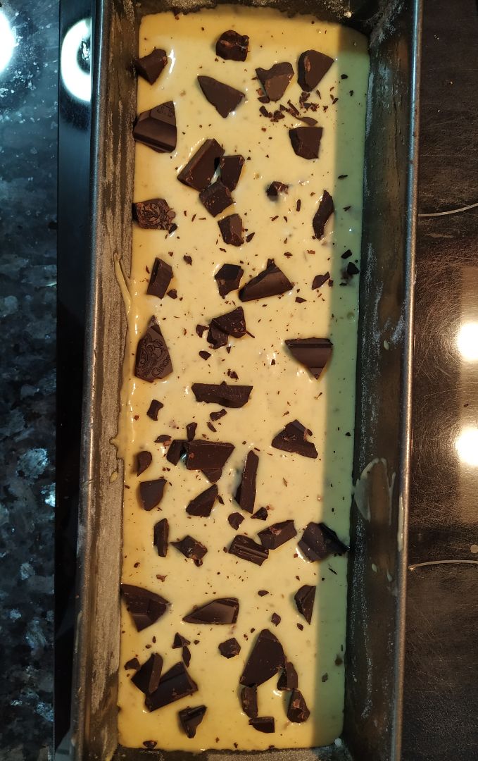 Bizcocho de yogur con chocolate Paso 3
