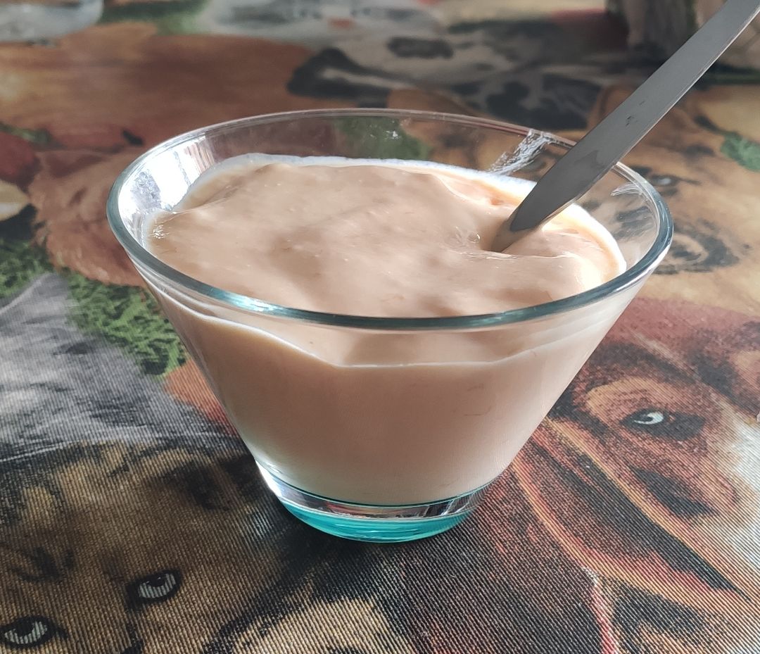 Batido de caqui con yogurt Batido de caqui con yogurt