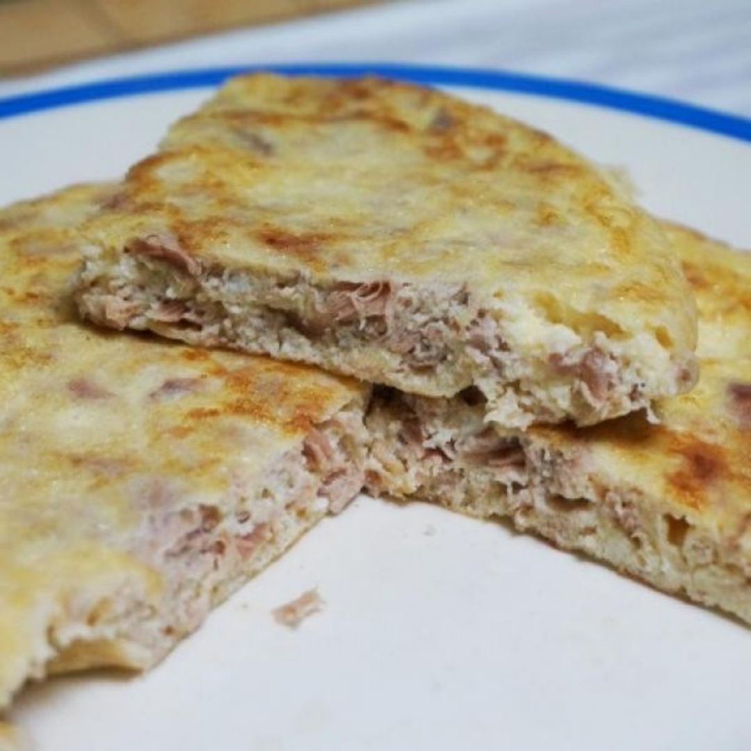 Tortilla con atún Tortilla con atún