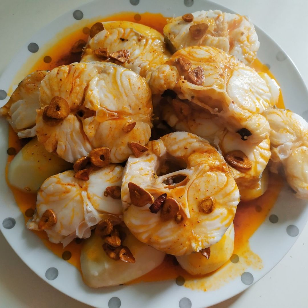 Merluza a la gallega 🤤 Merluza a la gallega 🤤